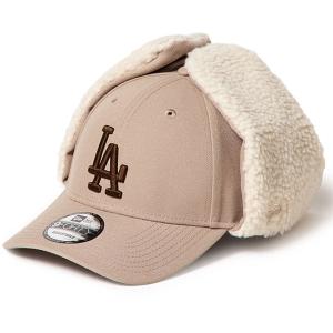 ニューエラ NEW ERA 9FORTY ロサンゼルス ドジャース ドッグイヤーキャップ [15137030 FW26] 帽子 ストリート カジュアル アッシュブラウン 正規取扱店