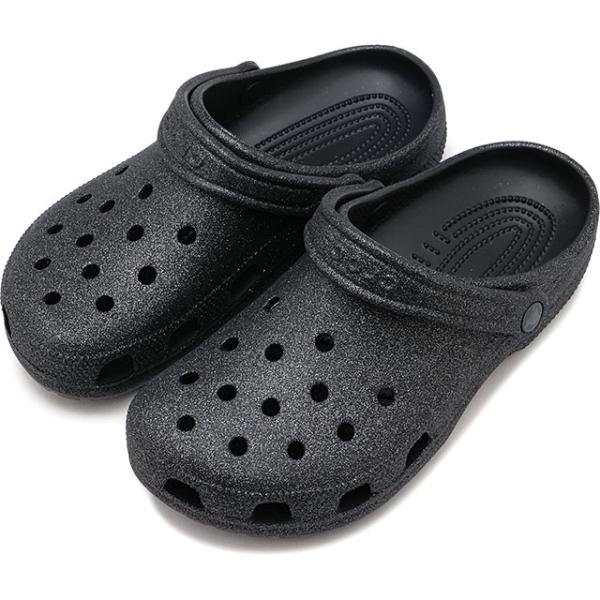 クロックス crocs クラシック グリッター クロッグ 205942-0WH FW25 Class...