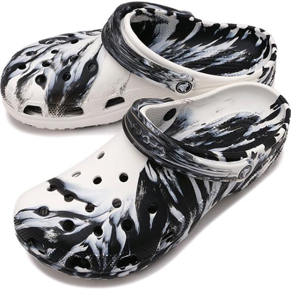 クロックス crocs サンダル クラシック マーブル クロッグ 206867-103 FW25 C...