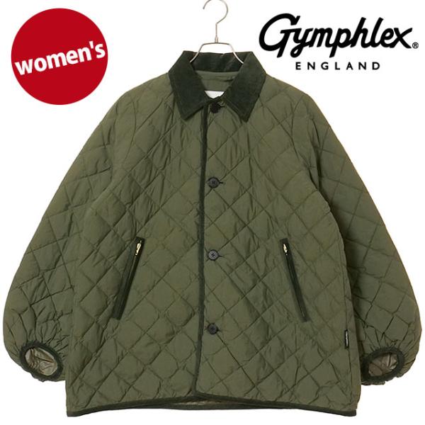 ジムフレックス Gymphlex キルトダウン パフスリーブ ミドルコート #GY-A0717 NY...