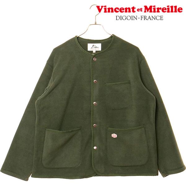 ヴァンソン エ ミレイユ VINCENT ET MIREILLE フリースカーディガン VM252F...