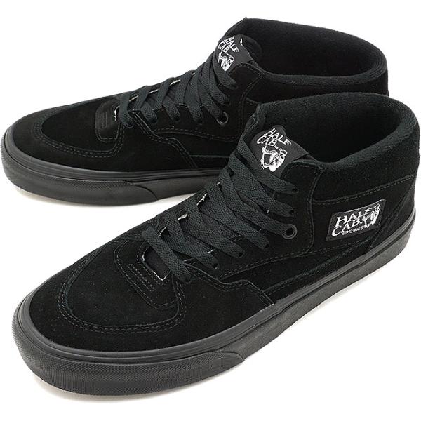 VANS スニーカー ハーフキャブ BLACK/BLACK VN-0DZ3BKA バンズ 