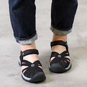 キーン ローズサンダル 靴 KEEN Rose Sandal Black/Neutral WMN ウォーターシューズ サンダル 靴 ウィメンズ Gray 1008783 正規取扱店