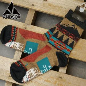 アンドソックス ANDSOX サポートパイルアンクル 31386 31387 FW25 メンズ・レディース 靴下 アンクルソックス 滑り止め付き 日本製 YAMA  正規取扱店