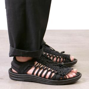 返品交換送料無料 キーン KEEN メンズ サンダル ユニーク ツー オーティー 1027290 SS23 M UNEEK II OT キャンプ アウトドアシューズ Black Black｜SHOETIME