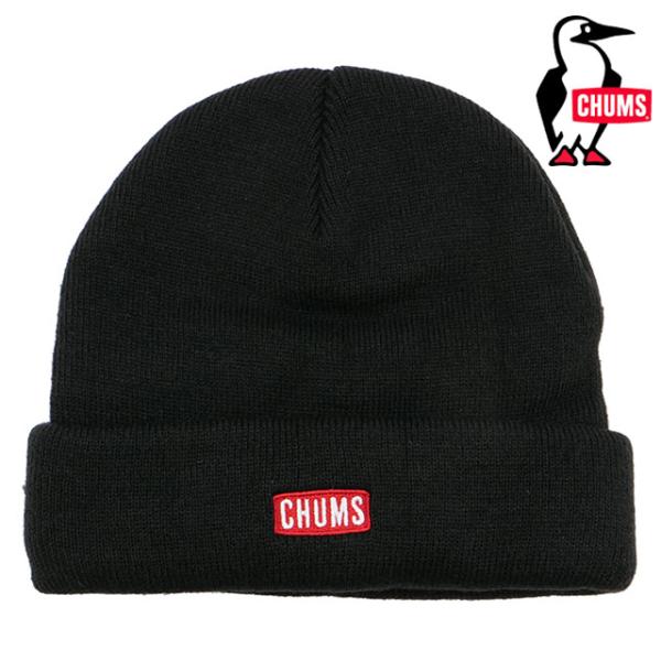 チャムス チャムスロゴショートニットキャップ CH05-1335 FW23 CHUMS Logo S...