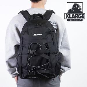 エクストララージ XLARGE スタンダードロゴ トラックフック バックパック STANDARD LOGO TRUCK HOOK BACKPACK 01193018 101232053002 BLACK 黒 ブラック系