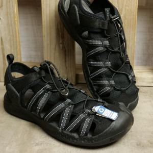 キーン KEEN ドリフト クリーク エイチツー メンズ サンダル 1026122 SS22 M DRIFT CREEK H2 キャンプ アウトドアシューズ Black Black 黒 ブラック系