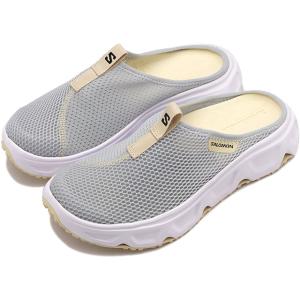 サロモン SALOMON レディース リラックス スライド6.0 ウィメンズ L47112600 SS23 REELAX SLIDE 6.0 W モック オフィス PEARL BLUE WHITE BLEACHED SAND｜SHOETIME