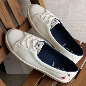 ルコック le coq sportif レディース スニーカー LCS フルシュ ショート QL3VJC33WH SS23Q2 LCS FOURCHE SHORT フェミニン きれいめ F ホワイト 正規取扱店