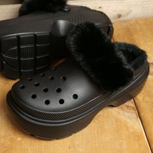 クロックス crocs レディース ストンプ ラインド クロッグ 208546-001 FW23 S...