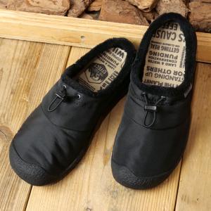 返品交換送料無料 キーン KEEN レディース ハウザー スリー スライド 1028162 W HOWSER III SLIDE ルームシューズ オフィス履き Black Smooth Nylon 正規取扱店