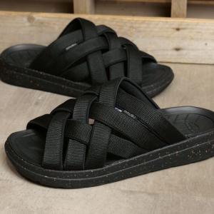 マリブサンダルズ MALIBU SANDALS メンズ サンダル ズマ LX リサイクル MS025010 SS24 ZUMA LX RECYCLED スライドサンダル BLACK BLACK｜SHOETIME