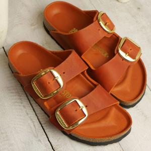 ビルケンシュトック BIRKENSTOCK サンダル アリゾナ ビッグバックル オイルドレザー 1026661 SS24 ARIZONA BIG BUCKLE BURNT-ORANGE | OILED-LEATHER｜mischiefstyle