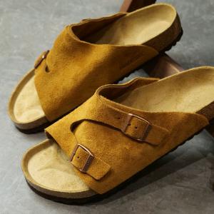 ビルケンシュトック　チューリッヒ　ベージュ スエード サンダル　41 26.5㎝ BIRKENSTOCK（ビルケンシュトック） チューリッヒ ストラップ サンダル