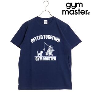 ジムマスター GYM MASTER メンズ 5.6oz BETTER TOGETHER Tee G374717-59 SU24 トップス 半袖Tシャツ ネイビー