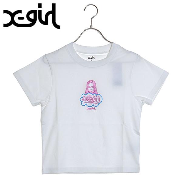 エックスガール X-girl レディース ヘイズ ショートスリーブ ベビーTシャツ 10524201...