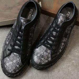 スピングル スニーカー レディース フラットシューズ 日本製 本革