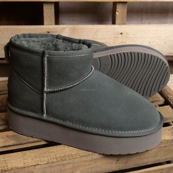 エミュ オーストラリア EMU Australia ムートンブーツ プラットフォーム マイクロ ウー...