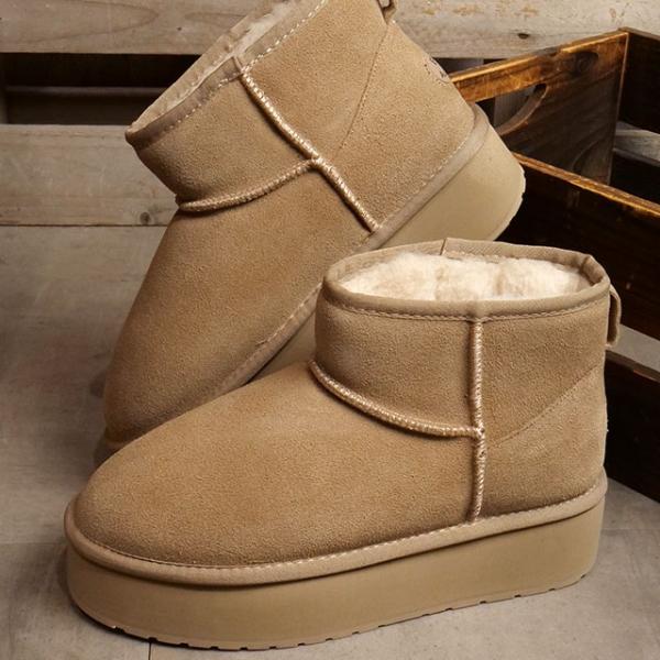 エミュ オーストラリア EMU Australia ムートンブーツ プラットフォーム マイクロ ウー...