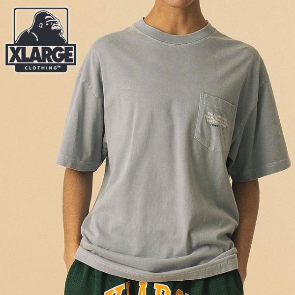 エクストララージ XLARGE ケミカルウォッシュ アドレス ショートスリーブポケットTシャツ 10...