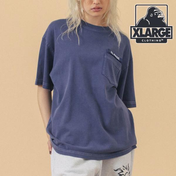 エクストララージ XLARGE ミリタリー ポケットショートスリーブTシャツ 10125201103...