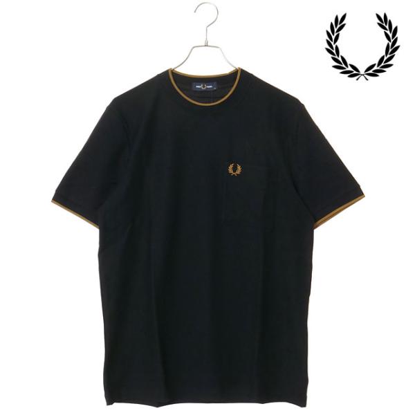フレッドペリー FRED PERRY メンズ ポケットディテールピケTシャツ M2395-102 S...