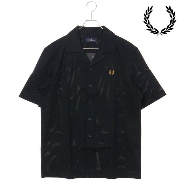 フレッドペリー FRED PERRY メンズ コンプレスメッシュ リベレカラーシャツ M1745-1...