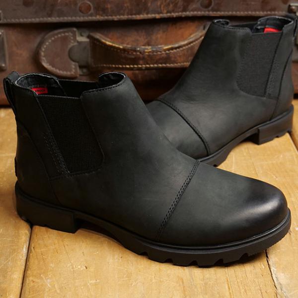 ソレル SOREL レディース エミリー スリー チェルシー ウォータープルーフ NL5018-01...