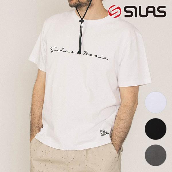 サイラス SILAS メンズ スクリプト ショートスリーブTシャツ 110242011023 SU2...