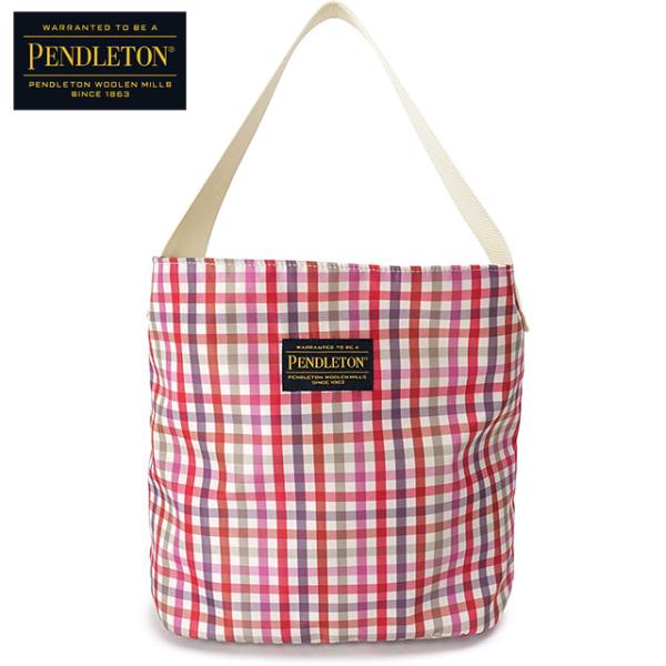 ペンドルトン PENDLETON ギンガム ワンハンドルバッグ PDT-000-251027 SS2...