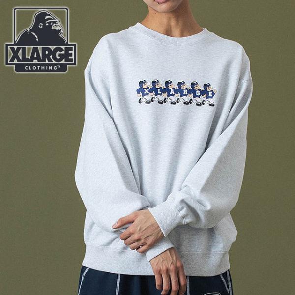 エクストララージ XLARGE フットボール クルーネックスウェットシャツ 101253012006...