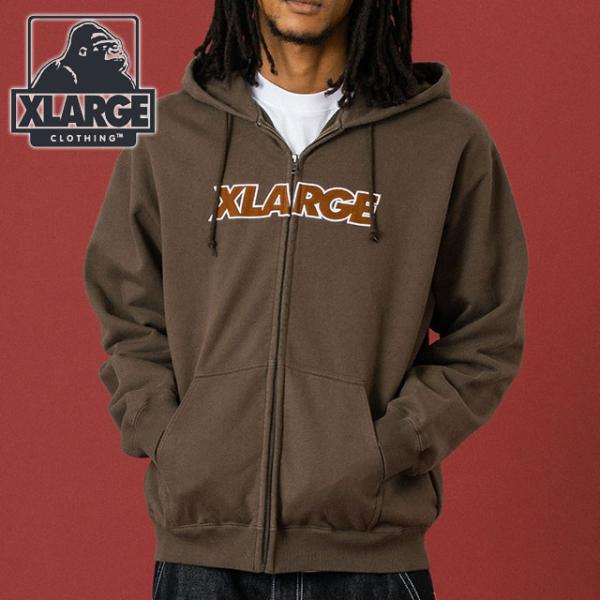 エクストララージ XLARGE フーデッドスウェットシャツ 101254012012 FW25 ST...
