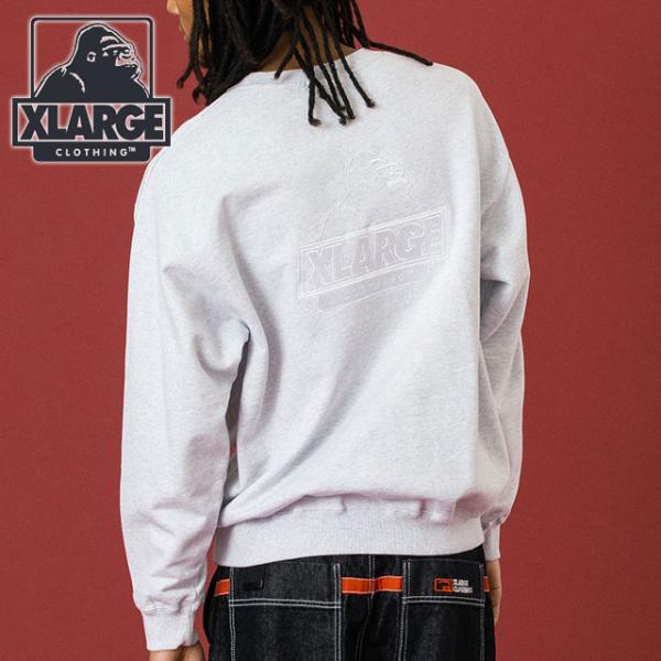 エクストララージ XLARGE クルーネック スウェットシャツ 101254012013 FW25 ...