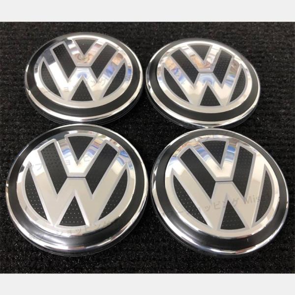 新タイプ VW 56mm 65mm ホイールセンターキャップ VOLKSWAGENフォルクスワーゲン...