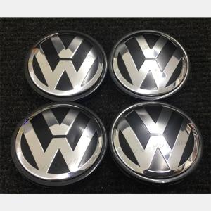 VOLKSWAGEN 外径サイズ 56mm 65mm 70mm 76mm フォルクスワーゲンホイール用センターキャップ 黒 クロム ゴルフ ビートル トゥーラン｜みせいち