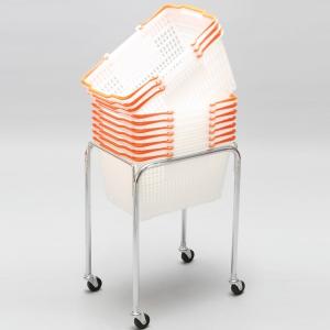 買い物カゴ置き台 SL-7用 ハイタイプ キャスター50mm 買い物かご 置台 床上げ