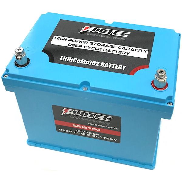 エヴォテック　リチウムバッテリーＳＥ-１２７５０単品（充電器無し）