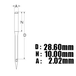 【22号】オルガン針 工業用ミシン針DCx27...の詳細画像1