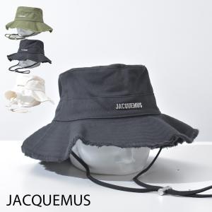JACQUEMUS 帽子 バケットハット レディース ブラック 黒 カーキ 緑 ホワイト 白 ブランド ロゴ バケハ ジャックムス 213AC002