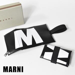★新品未使用★MARUNI✭マルニ/ 二つ折り/財布/ブラック MARNI（マルニ） 財布 レディース 二つ折り財布 BI-FOLD WALLET