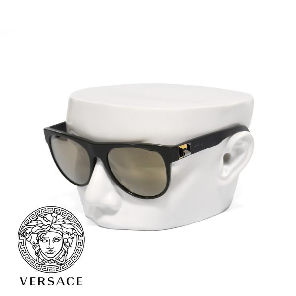 ヴェルサーチ サングラス カーキ グレー ゴールド VE4346 51931V VERSACE