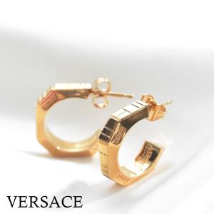 ヴェルサーチェ　Versace グレカ　フープ　ピアス (片耳) 正規品】 定価48 400円 VERSACE ヴェルサーチェ グレカ フープ