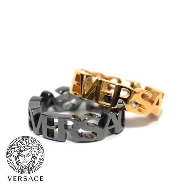ヴェルサーチ 指輪 ブランド ロゴリング メンズ レディース VERSACE ユニセックス 1002...