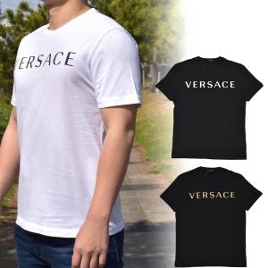 ヴェルサーチ Tシャツ ロゴ バックメデューサ メンズ ブランド 人気