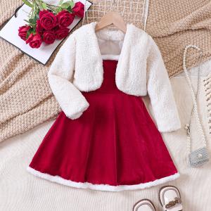 サンタ 衣装 子供 女の子 クリスマス サンタ...の詳細画像1