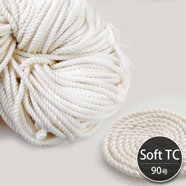 ( マクラメ ) 90s Soft TC ニュートラル コットン マクラメ  │ 4mm太さ 340...