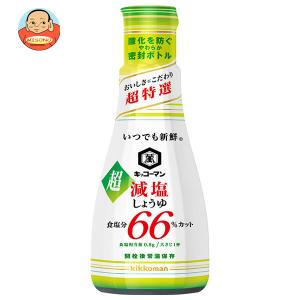 キッコーマン いつでも新鮮 超減塩しょうゆ 食塩分66％カット 200ml×6本入