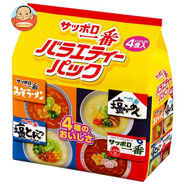 サンヨー食品 サッポロ一番 ミニどんぶり バラエティーパック 4食入×6個入｜ 送料別