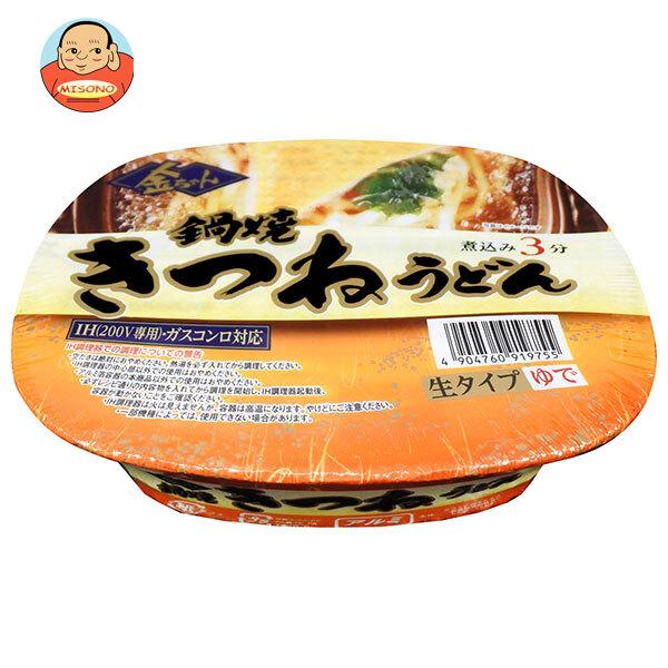 徳島製粉 金ちゃん 鍋焼 きつねうどん 213g×12個入｜ 送料別